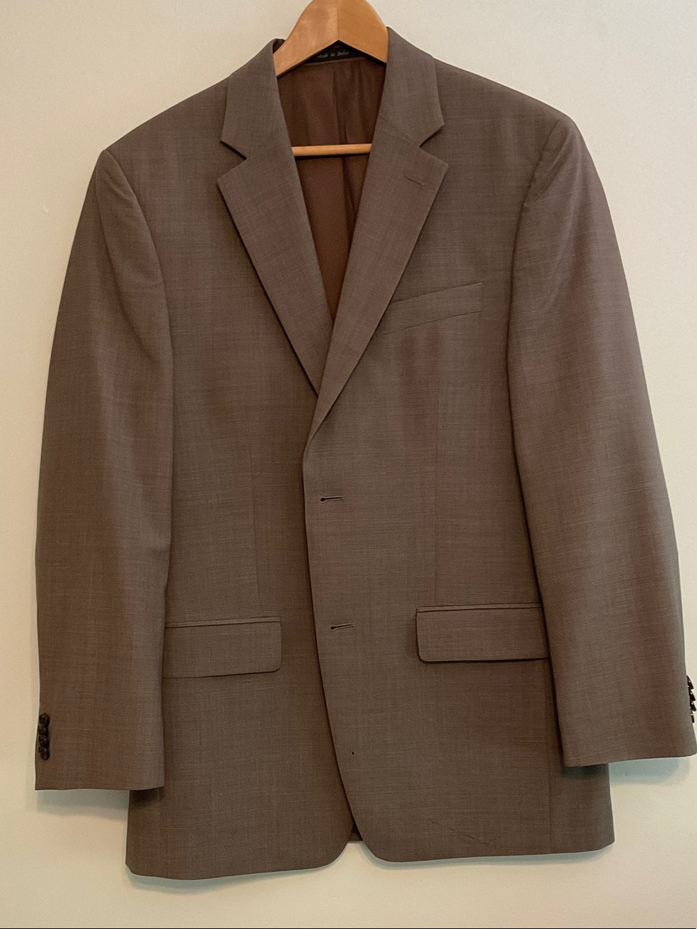 MICHAEL KORS 100% WOOL suit separate Men's Brown/Tan Single-Breasted Sport Coat